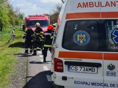Un nou accident pe DN 6, la ieşirea din Caransebeş spre Lugoj