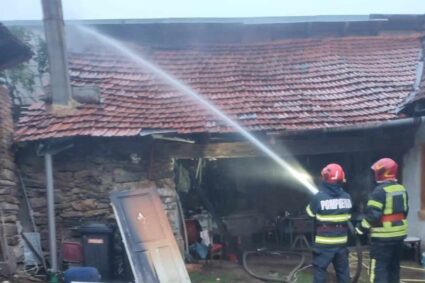 Al doilea incendiu, în două zile, în comuna Bucoşniţa