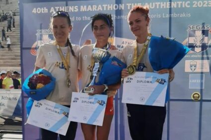 Adela Dumitrescu, de la CSM Caransebeş, medalie de aur cu echipa României şi bronz la individual, la Maratonul Atenei!
