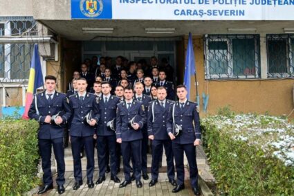 35 de noi agenţi la Inspectoratul de Poliţie Judeţean Caraş-Severin