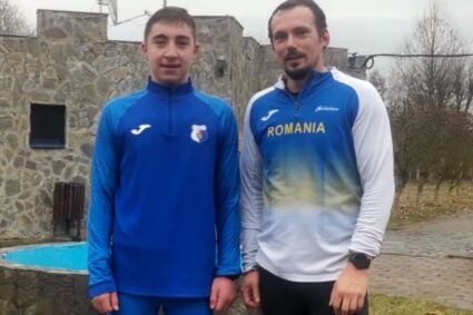 Antrenorul Călin Dragomir, de la CSM Caransebeş, s-a pregătit alergând Semimaratonul în Parcul Teiuş
