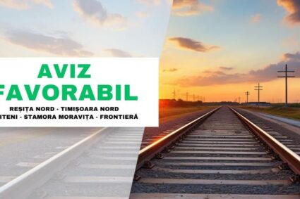 Aviz favorabil pentru reabilitarea liniei CF Reșița Nord – Timișoara Nord cu extensie Voiteni – Stamora Moravița – Frontieră