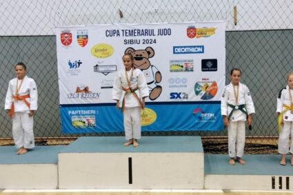 Tinerii judoka de la Caransebeş, „temerari” la Sibiu