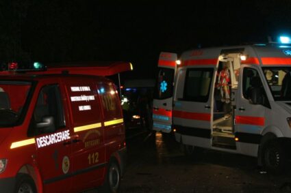 Tânăr de 23 de ani, carbonizat, după un grav accident pe DN6, lângă Topleț