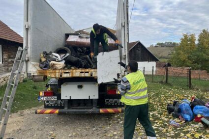 Brantner colectează deșeuri voluminoase, periculoase și textile în opt comune din Zona 6 – Oțelu Roșu