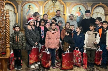 Moș Nicolae a ajuns și la Teregova