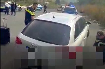 Tânăr cu peste 20 de infracțiuni la regimul rutier, reținut cu focuri de armă pe DN 6