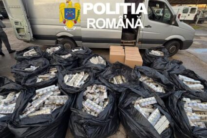 Tânăr de 21 de ani, prins cu peste 400.000 de țigări, între Buchin și Valea Timișului