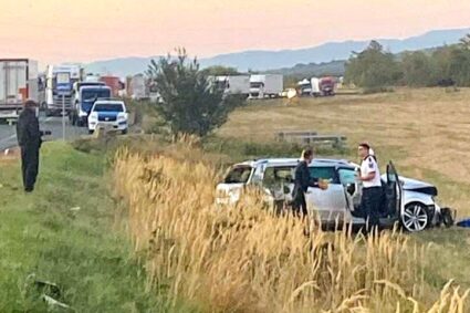 Accident mortal pe DN 6, lângă Slatina-Timiș